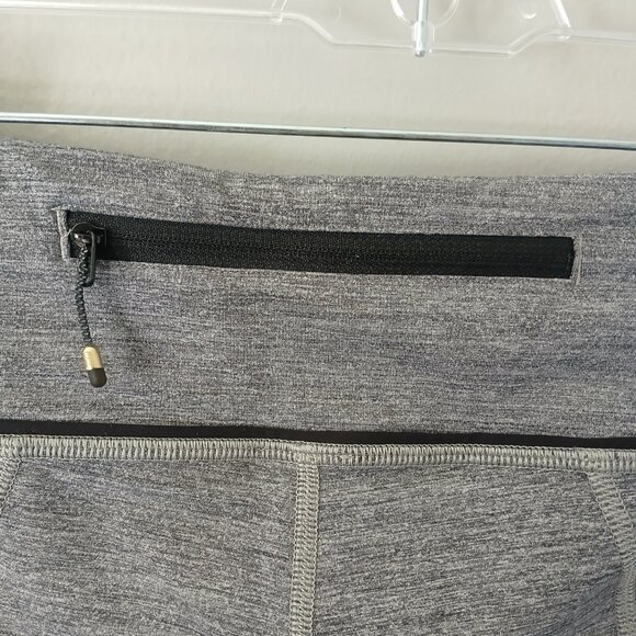 Lululemon Women's Pace Rival Size 6 Crop Leggings Gray Activewear Athleisure M m - Picture 15 of 16